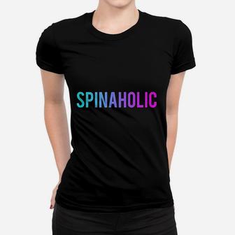 Spinaholic Love Spin Funny Bike Workout Gym Spinning Class Women T-shirt | Crazezy AU