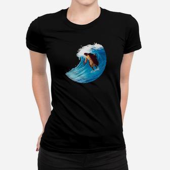 Surfing Jesus Soft Fit Mens Womens Kids 5 Colors Women T-shirt | Crazezy CA