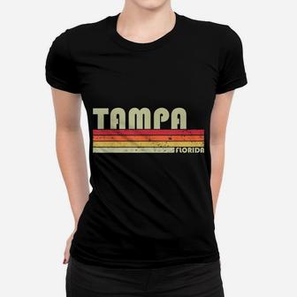 Tampa Fl Florida Funny City Home Roots Gift Retro 70S 80S Women T-shirt | Crazezy