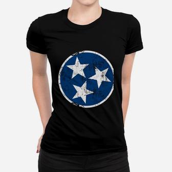 Tennessee Flag Sweatshirt Distressed Tn State Sweats Women T-shirt | Crazezy DE