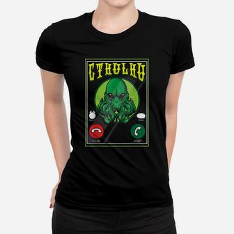 The Call Of Cthulhu Fictional Dark Occult Monster Women T-shirt | Crazezy