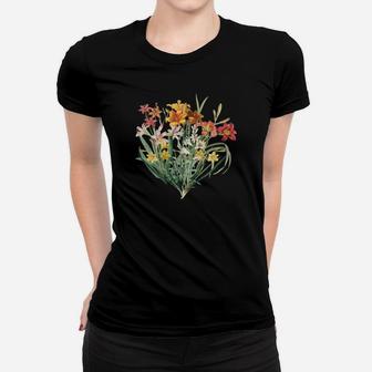 Variety Of Lillies Graphic Flower Print Flowered Women T-shirt | Crazezy AU