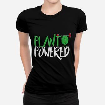 Vegan Workout Gift Plant Powered Athletes Gym Women T-shirt | Crazezy DE