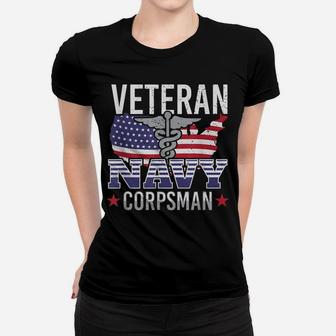 Veteran Navy Corpsman Patriotic Patriot 4Th Of July Women T-shirt | Crazezy