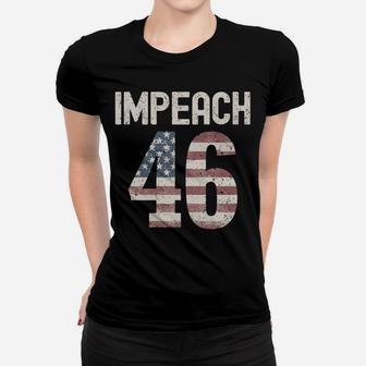 Vintage American Flag - Impeach 46 Sweatshirt Women T-shirt | Crazezy AU