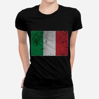 Vintage Italia Italian Flag Italy Italiano Sweatshirt Women T-shirt | Crazezy DE