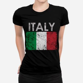 Vintage Italian Italy Flag Pride Hoodie Women T-shirt | Crazezy