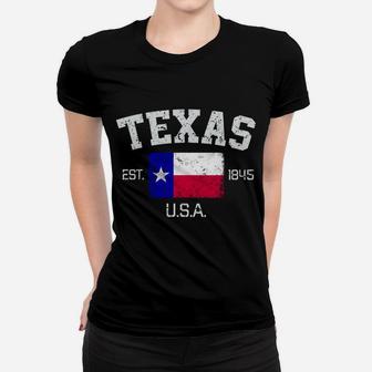 Vintage Texas Austin Est 1845 Souvenir Gift Women T-shirt | Crazezy DE