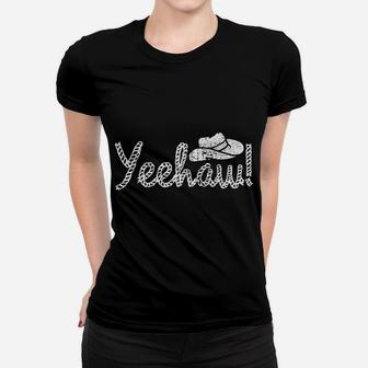 Vintage Yeehaw Cowboy Western Country Women T-shirt | Crazezy
