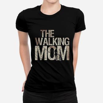 Walking Mom Zombie Woman And Kid Mothers Day Women T-shirt | Crazezy UK