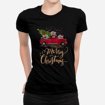 Womens Opossum Drive Christmas Tree Truck Opossum Christmas Women T-shirt | Crazezy AU