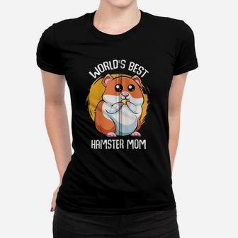 World's Best Hamster Mom Pet Rodent Cute Adorable Animal Zip Hoodie Women T-shirt | Crazezy DE