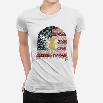 4Th Of July Bald Eagle Tshirt Kids Boys Men American Us Flag Women T-shirt | Crazezy