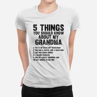 5 Things You Should Know About My Grandma Shirt Women T-shirt | Crazezy