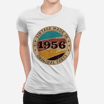 65Th Birthday Retro Vintage 65 Years Old Made In 1956 Gift Women T-shirt | Crazezy DE