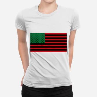 African American Flag Sweatshirt Women T-shirt | Crazezy