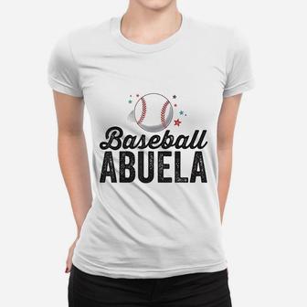 Baseball Abuela Grandma Grandmother Latina Gift Women T-shirt | Crazezy