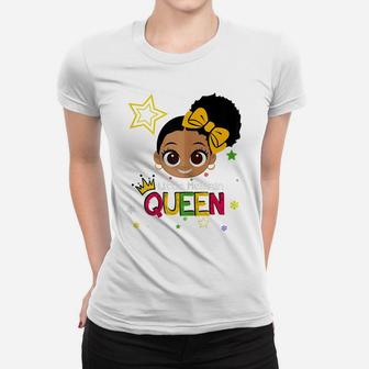 Black Melanin For Birthday And School Queen Gift Women T-shirt | Crazezy
