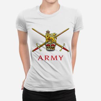 British Army Uk Warfare Military Veteran Training Women T-shirt | Crazezy