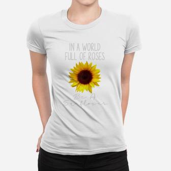 Cute Sunflower Shirts For Teen Girls Women Christmas Gifts Women T-shirt | Crazezy DE