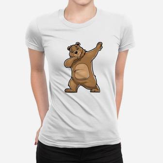 Dabbing Bear Funny Meme Bears Dab Dance Gifts Kids Women T-shirt | Crazezy CA
