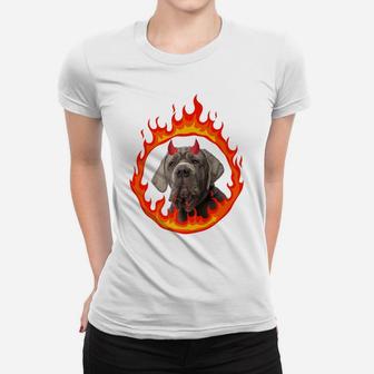 Devil Dog Neopolitan Mastiff Women T-shirt | Crazezy CA