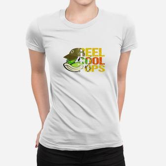 Fishing Reel Cool Pops Fathers Day Gift For Husband Or Dad Premium Women T-shirt | Crazezy UK