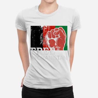 Free Afghanistan Afghan Flag United State Veteran Support Women T-shirt | Crazezy