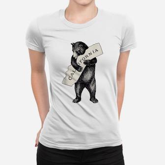 I Love California Shirt-West Coast Retro Vintage Cali Bear Women T-shirt | Crazezy UK
