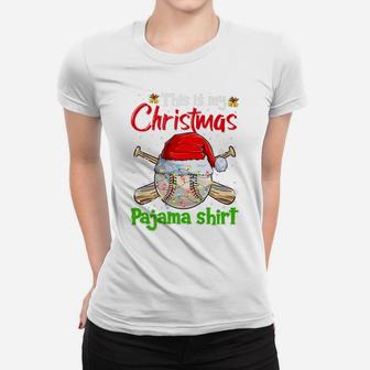 This Is My Christmas Baseball Pajama Gift For Boys Men Women T-shirt | Crazezy