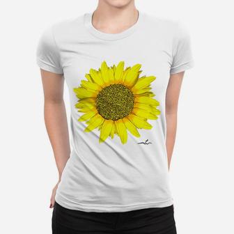 Virginia Wright Sunflower Floral Graphic Women T-shirt | Crazezy