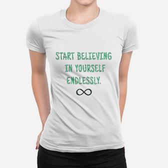 Yoga Believe In Yourself Chakra Soul Endless Sign Women T-shirt | Crazezy UK
