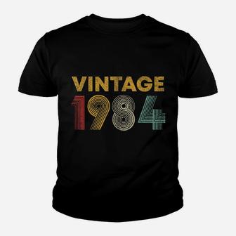 35 Years Old Born In 1984 Vintage 35Th Birthday Youth T-shirt | Crazezy