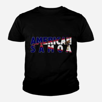 American Samoa Flag Gift For Patriotic American Samoans Sweatshirt Youth T-shirt | Crazezy