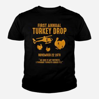 As God Is My Witness I Thought Turkeys Could Fly Funny Youth T-shirt | Crazezy UK
