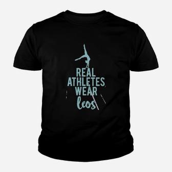 Athletes Wear Leos Vintage Faded Gymnastics Youth T-shirt | Crazezy DE
