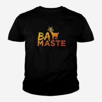 Baa Maste Goat Yoga Design Crazy Animal Funny Gift Youth T-shirt | Crazezy UK