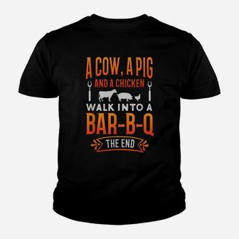Barbecue BBQ Joke Gift For Grill Master Chef Youth T-shirt | Crazezy