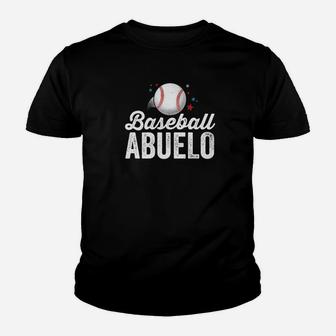 Baseball Abuelo Shirt Grandpa Grandfather Latino Gift Youth T-shirt | Crazezy