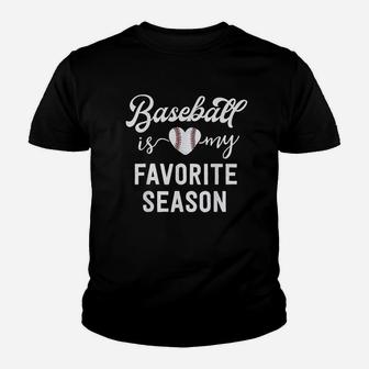 Baseball Boys Dad Baseball Is My Favorite Youth T-shirt | Crazezy
