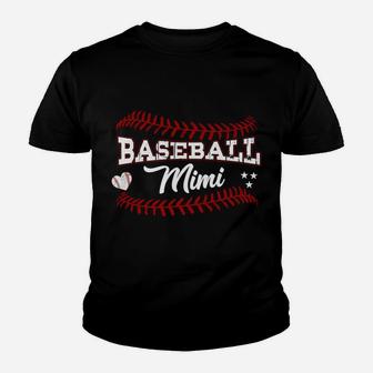 Baseball Mimi Softball Grandma Gift For Mothers Day Youth T-shirt | Crazezy CA