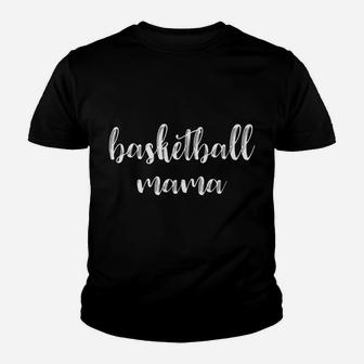 Basketball Mama Cute Tee For Sports Mom In Team Colors Youth T-shirt | Crazezy