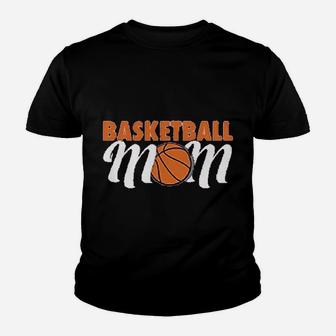 Basketball Mom New Basketball Lovers Mom Youth T-shirt | Crazezy