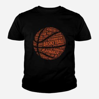 Basketball Shirt Gift For Boys, Girls, Men And Women Black Youth T-shirt | Crazezy