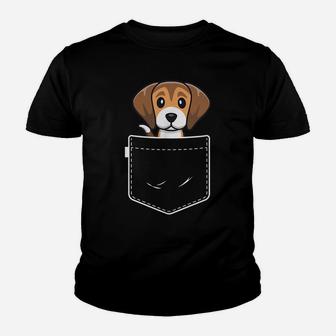 Beagle Dog In Pocket Tee Shirts Men Women Beagle Lover Gift Youth T-shirt | Crazezy CA
