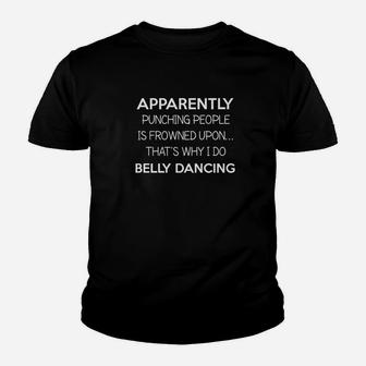 Belly Dancing Is My Job Funny Belly Dancing Gift Youth T-shirt | Crazezy