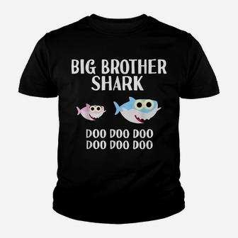Big Brother Shark Doo Doo Christmas Matching Family Pjs & Youth T-shirt | Crazezy