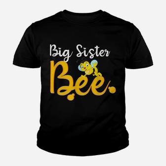 Big Sister Bee Matching Family First Bee Day Outfits Youth T-shirt | Crazezy AU