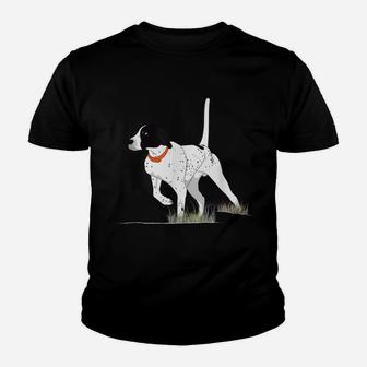 Bird Hunting English Pointer Dog Graphic Gift For Hunter Men Youth T-shirt | Crazezy