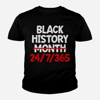 Black History Month African American Pride Gift Youth T-shirt | Crazezy CA